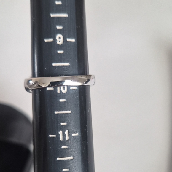 Victoria Wieck Silver and Gold Ring with Clear Gemstone - Picture 6 of 8